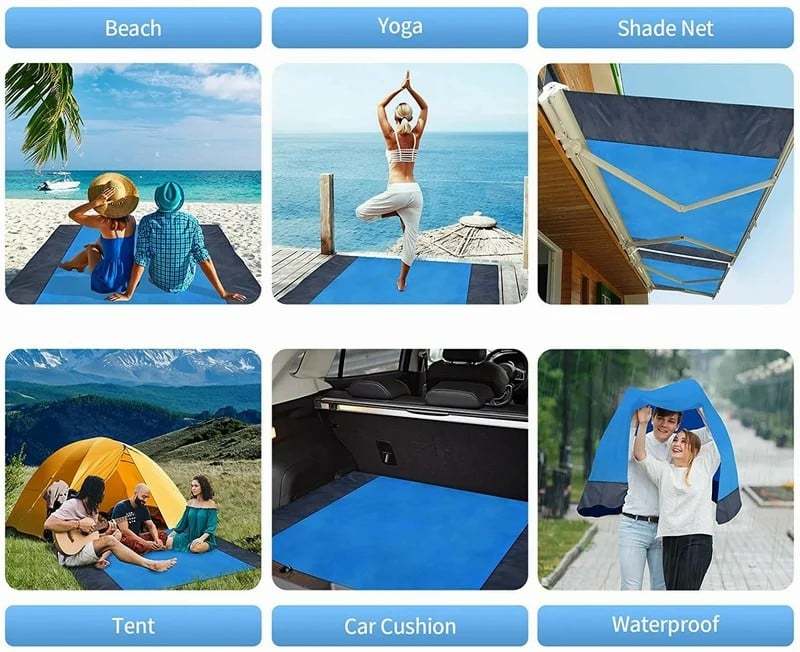 🏆LAST DAY SALE 49% OFF🤽‍♂️Sandproof Beach Blanket👨‍👩‍👧‍👦