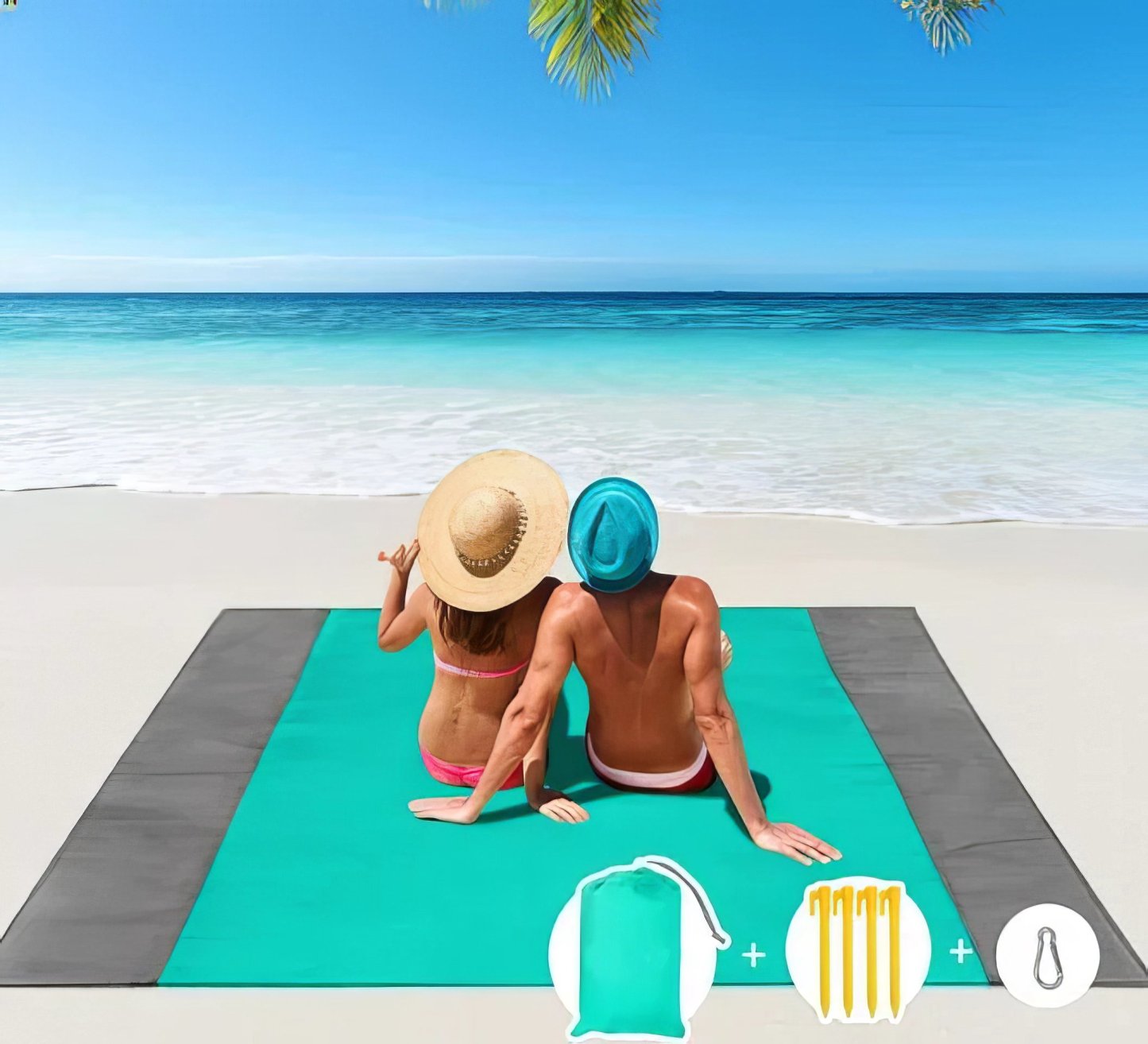 🏆LAST DAY SALE 49% OFF🤽‍♂️Sandproof Beach Blanket👨‍👩‍👧‍👦