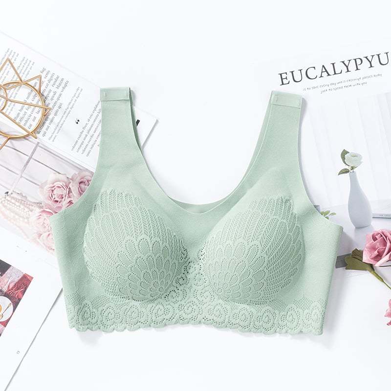 🔥2023 Hot Sale 49% OFF🔥 Latex 4.0 Graceful Anti-saggy Breathable Lace Large Size Bra