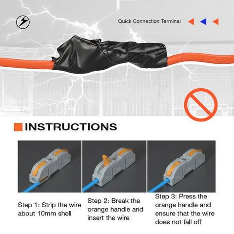 (💦SUMMER HOT SALE- 49% OFF💦) Quick Connection Terminal(10pcs)