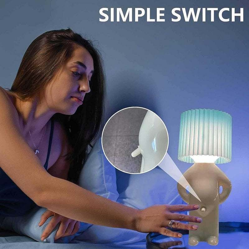 💖Creative Shy Desk Lamp Bedside Night Lamp Little Naughty Boy Desk Lamp