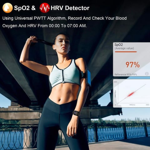 Blood oxygen heart rate watch