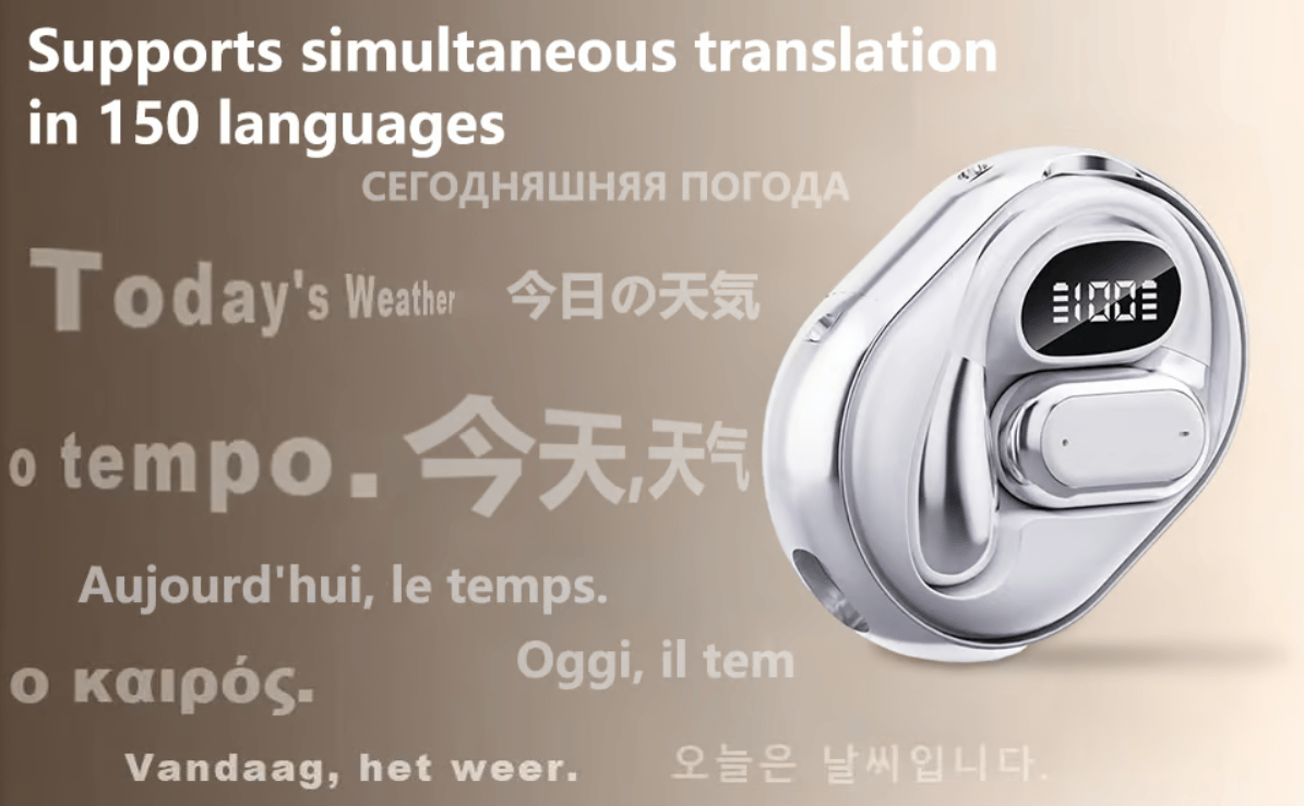 🏆#1 Bestseller ⏰AI Translation Wireless OWS Bluetooth 5.4 Headphones (Compatible with iOS and Android)