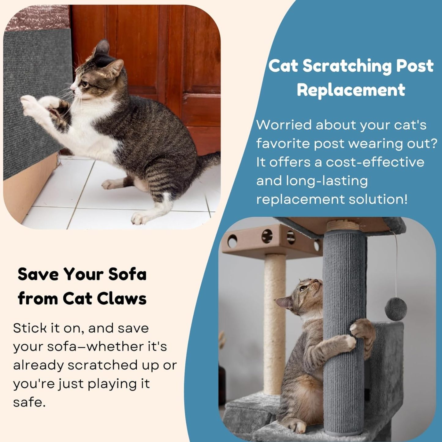 🔥LAST DAY 49% OFF🔥Can protect furniture - Cat scratching mat