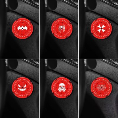 ⚡⚡Car Start Button Zinc Alloy Cover