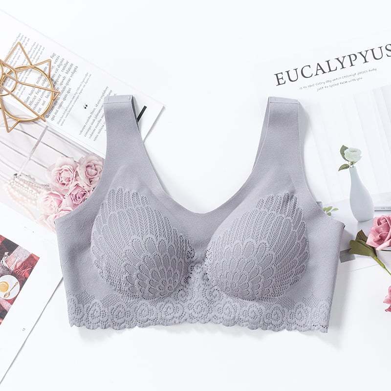 🔥2023 Hot Sale 49% OFF🔥 Latex 4.0 Graceful Anti-saggy Breathable Lace Large Size Bra
