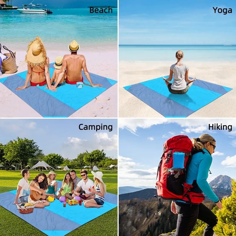 🏆LAST DAY SALE 49% OFF🤽‍♂️Sandproof Beach Blanket👨‍👩‍👧‍👦