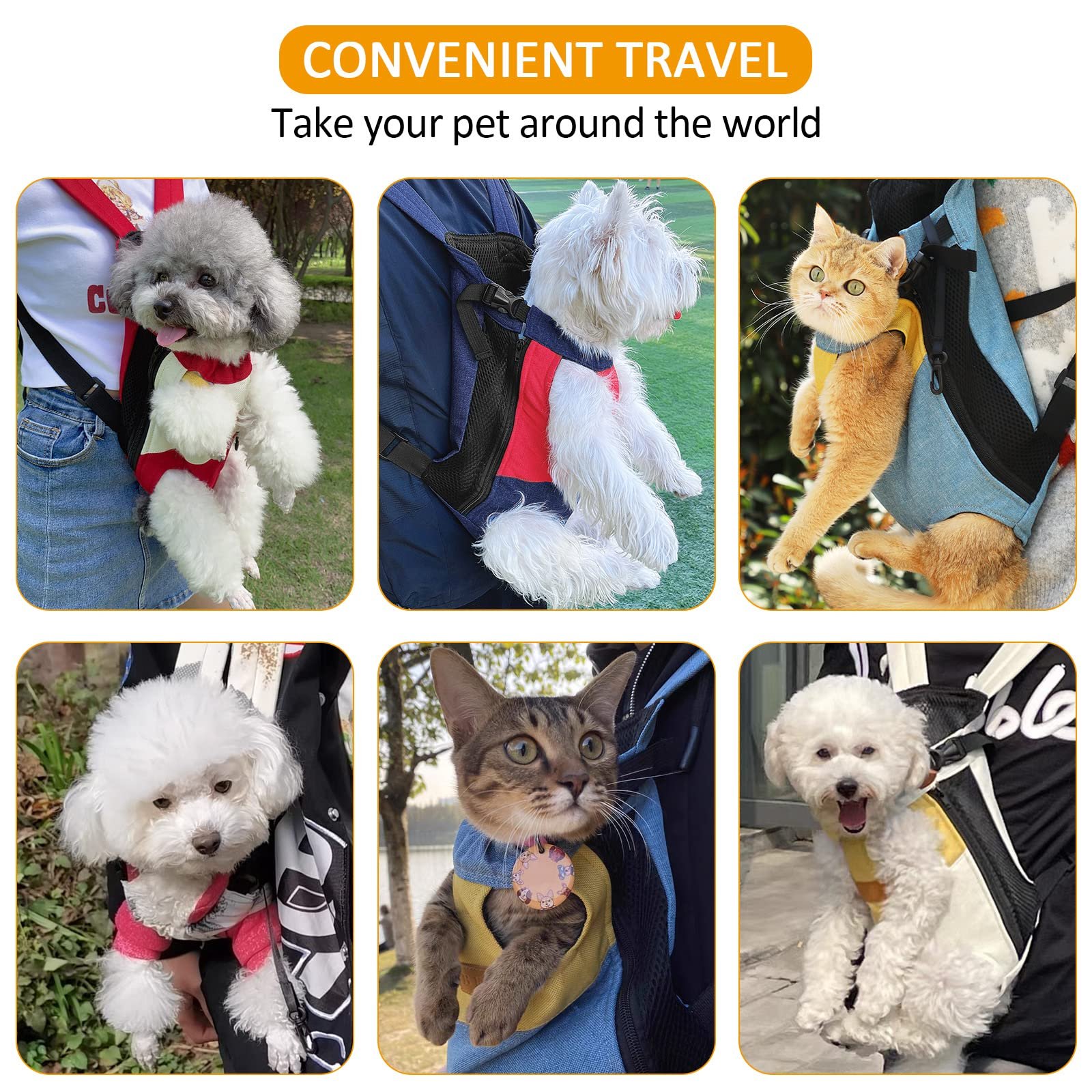 🔥2024 Most Popular-Portable Backpack for Dogs and Cats Traveling Out