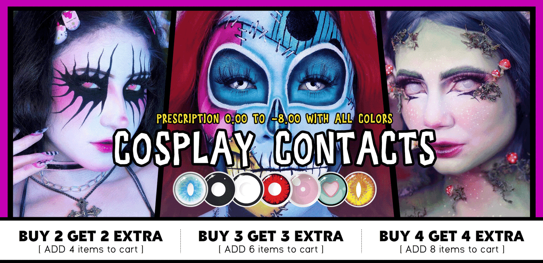 Buy Best Cosplay Contacts Online FDA Approved Cosplay Contacts MYEYEBB