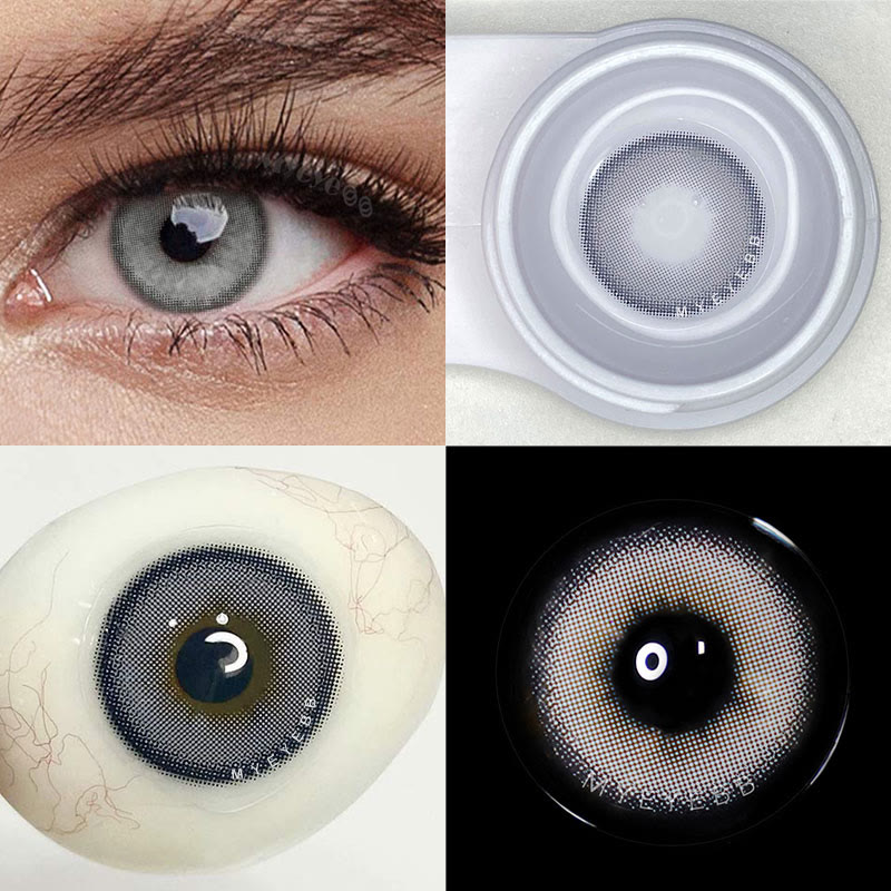 MYEYEBB Jiggle Ring Grey Prescription Colored Contact Lenses - image 3