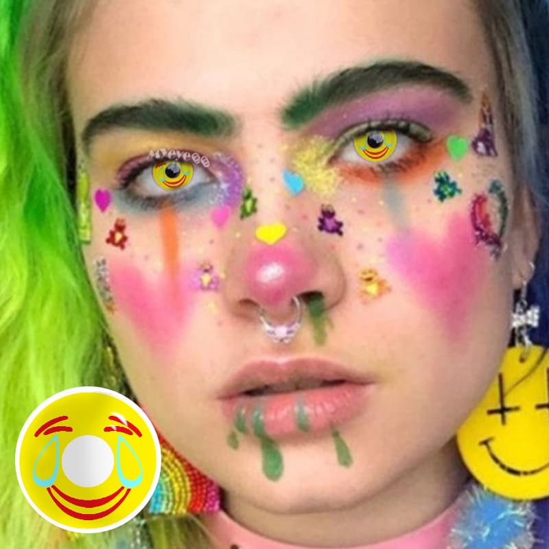 MYEYEBB Joker Prescription Cosplay Colored Contact Lenses -MYEYEBB