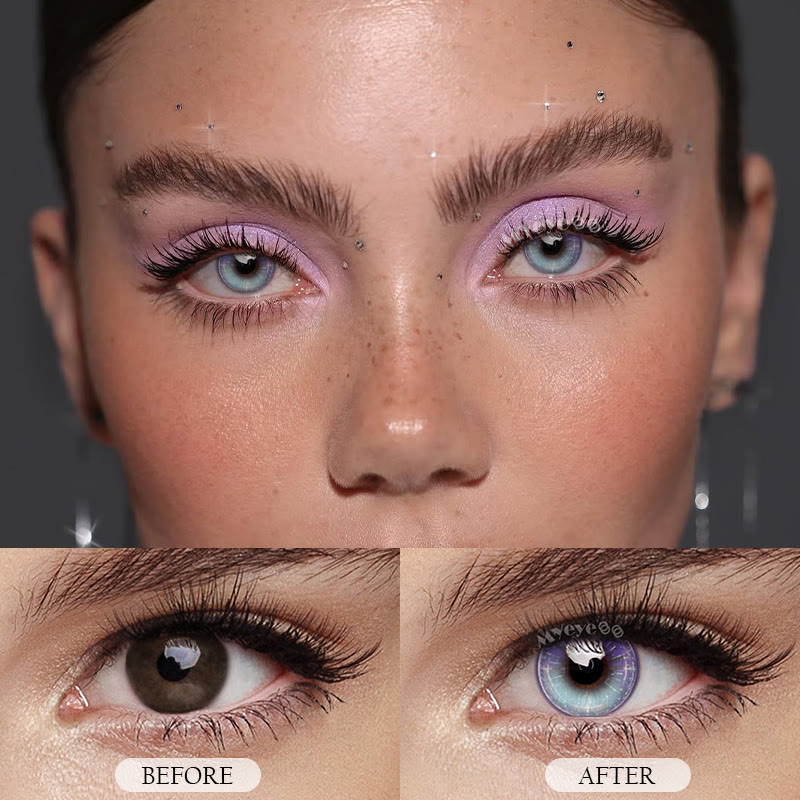 MYEYEBB Vista Violet Prescription Colored Contact Lenses - image 3