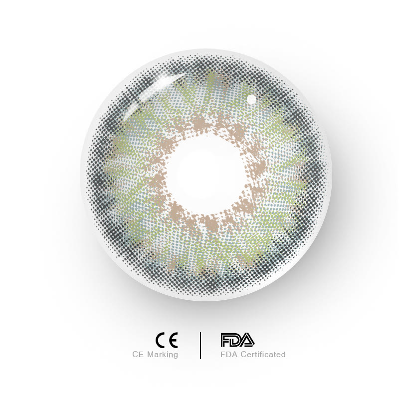 MYEYEBB Pro Petite Iris Grey Green Prescription Colored Contact Lenses丨Monthly - image 10