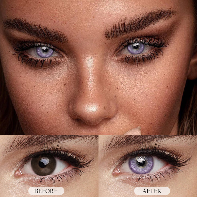 MYEYEBB Sydney Violet Prescription Colored Contact Lenses - image 6