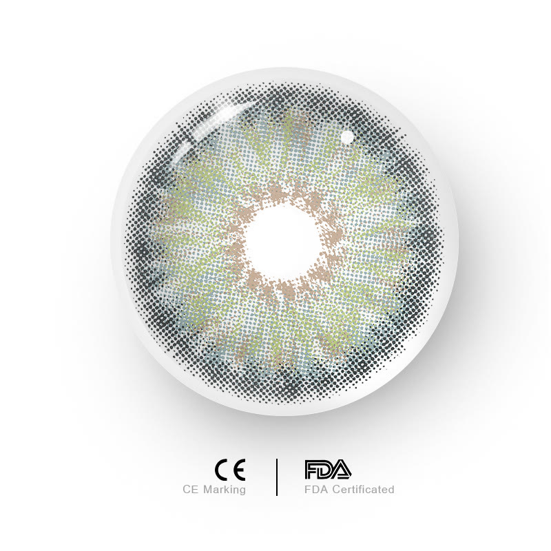 MYEYEBB Petite Iris Grey Green Prescription Colored Contact Lenses丨Monthly - image 14