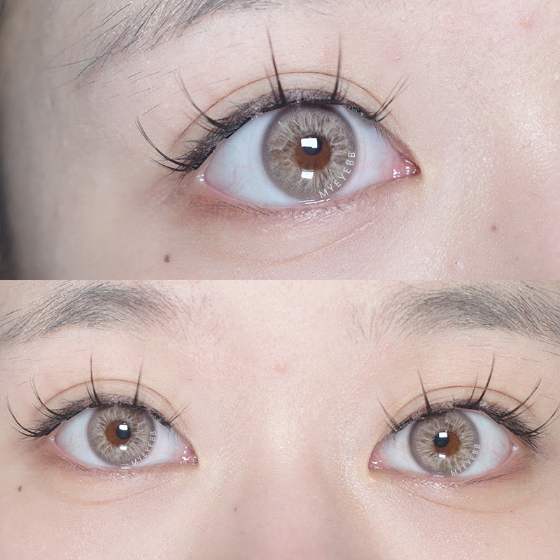 MYEYEBB Unspoken Mirage Brown Prescription Colored Contact Lenses - image 5