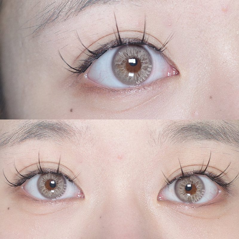 MYEYEBB Unspoken Mirage Brown Prescription Colored Contact Lenses - image 5