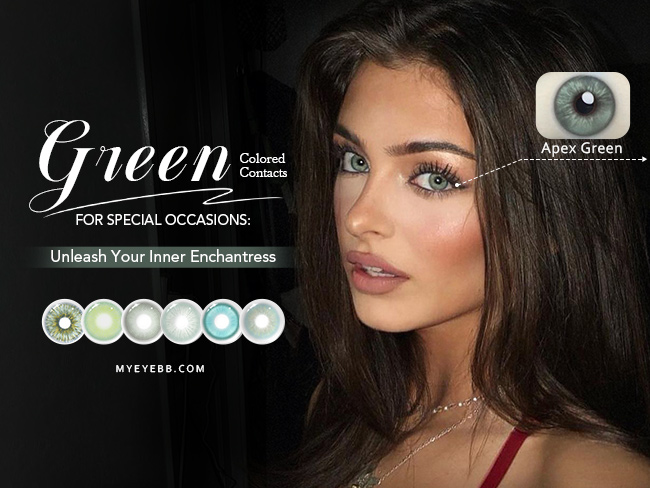 Green Colored Contacts for Special Occasions: Unleash Your Inner Enchantress