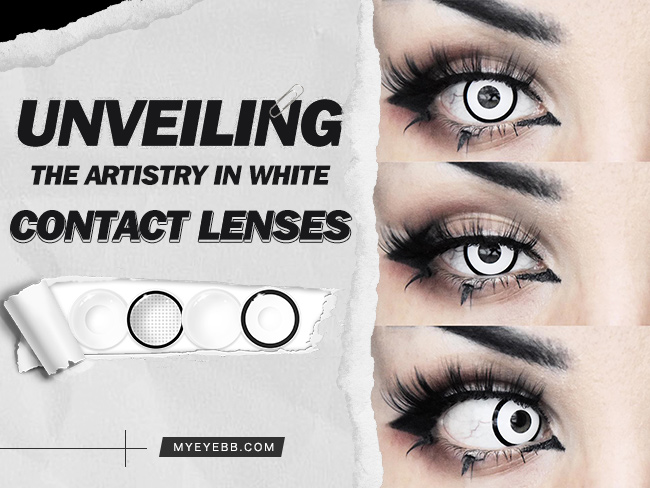 Unveiling the Artistry in White Contact Lenses 