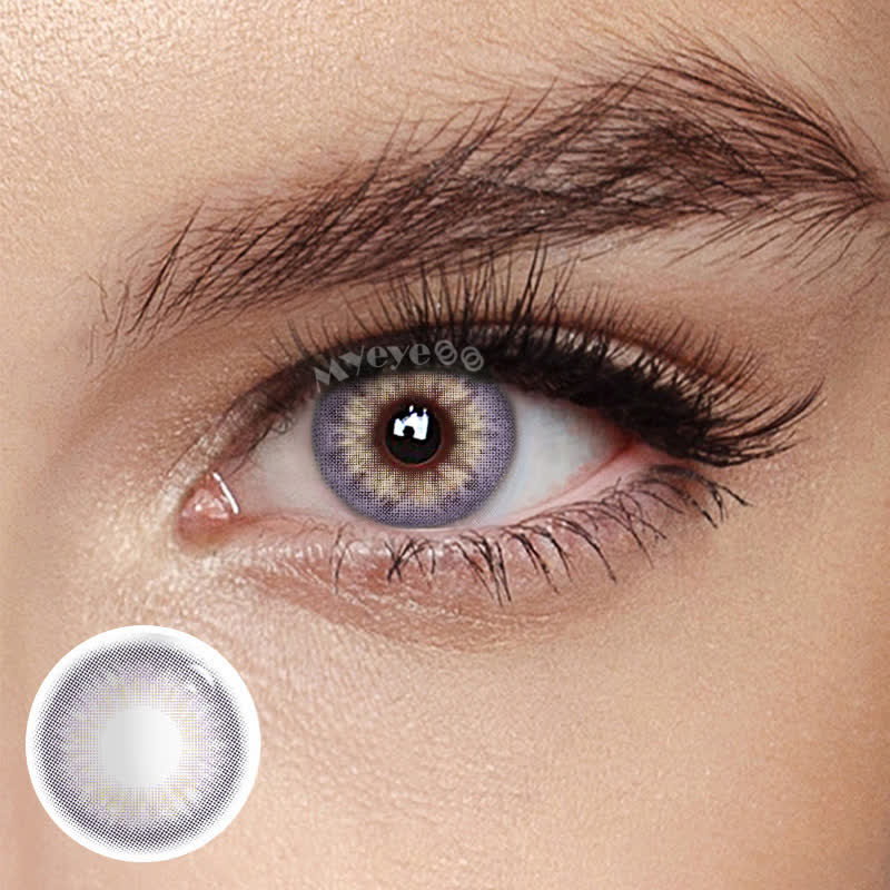 MYEYEBB DNA II Violet Prescription Colored Contact Lenses-MYEYEBB