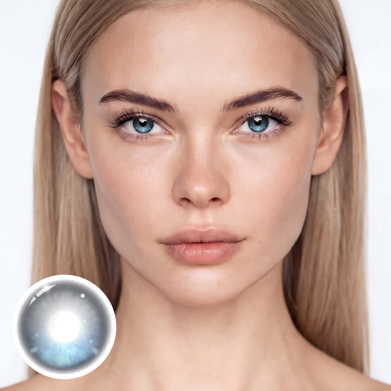 MYEYEBB Radiant Blue Colored Contact Lenses | 1 Day-10 Pcs - image 5