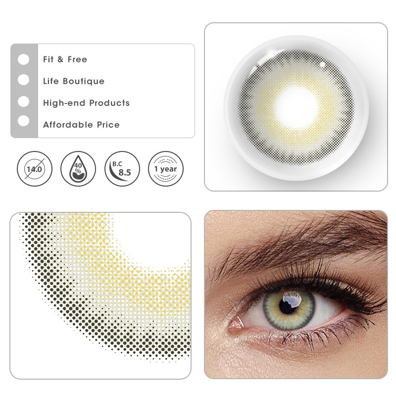 MYEYEBB Siren Grey Prescription Colored Contact Lenses - image 11