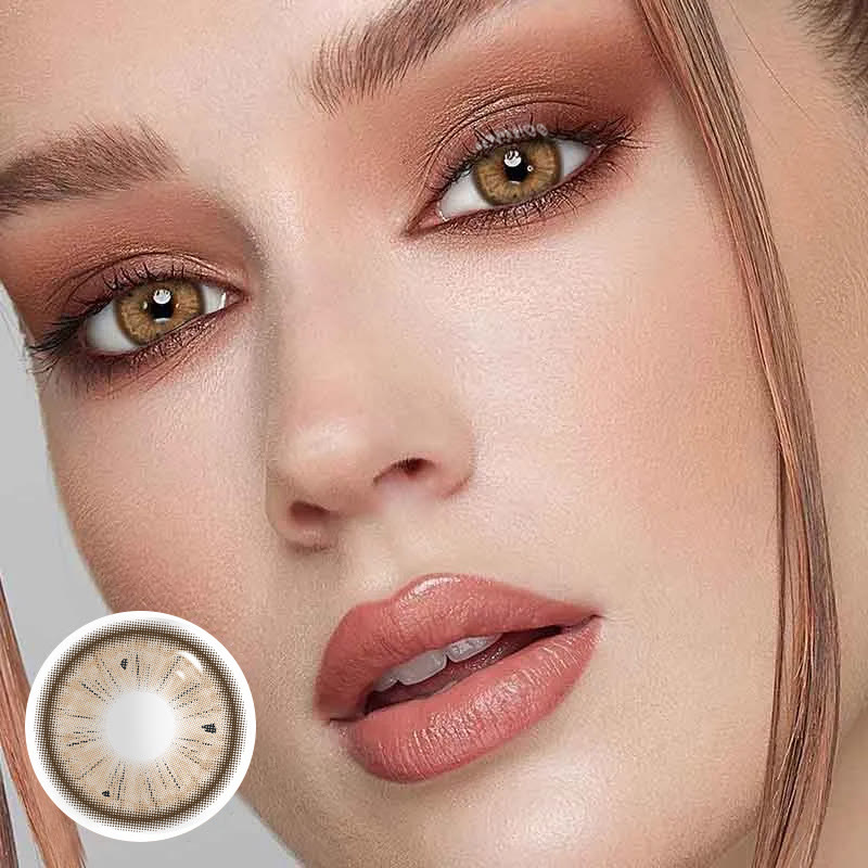 MYEYEBB Fruit Brown Colored Contact Lenses-MYEYEBB