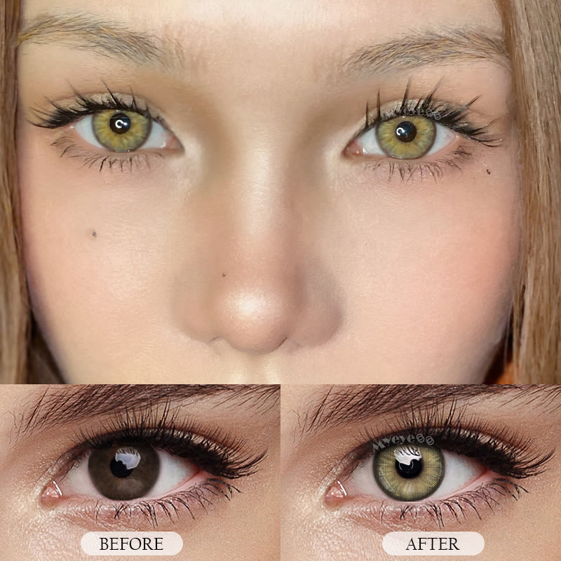 MYEYEBB Twilight Brown Colored Contact Lenses-MYEYEBB
