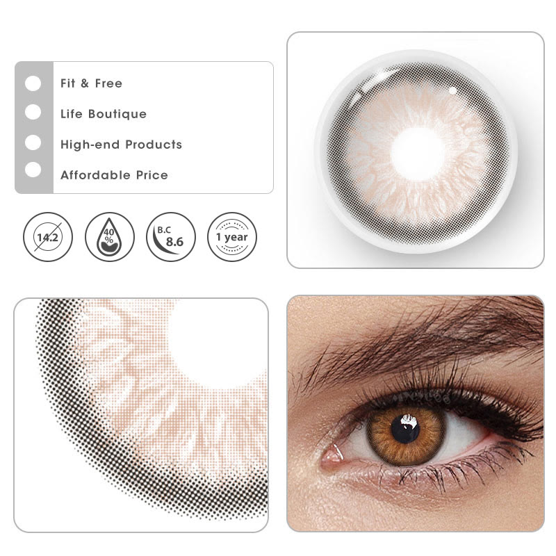 MYEYEBB Nordic DNA Brown Colored Contact Lenses - image 6