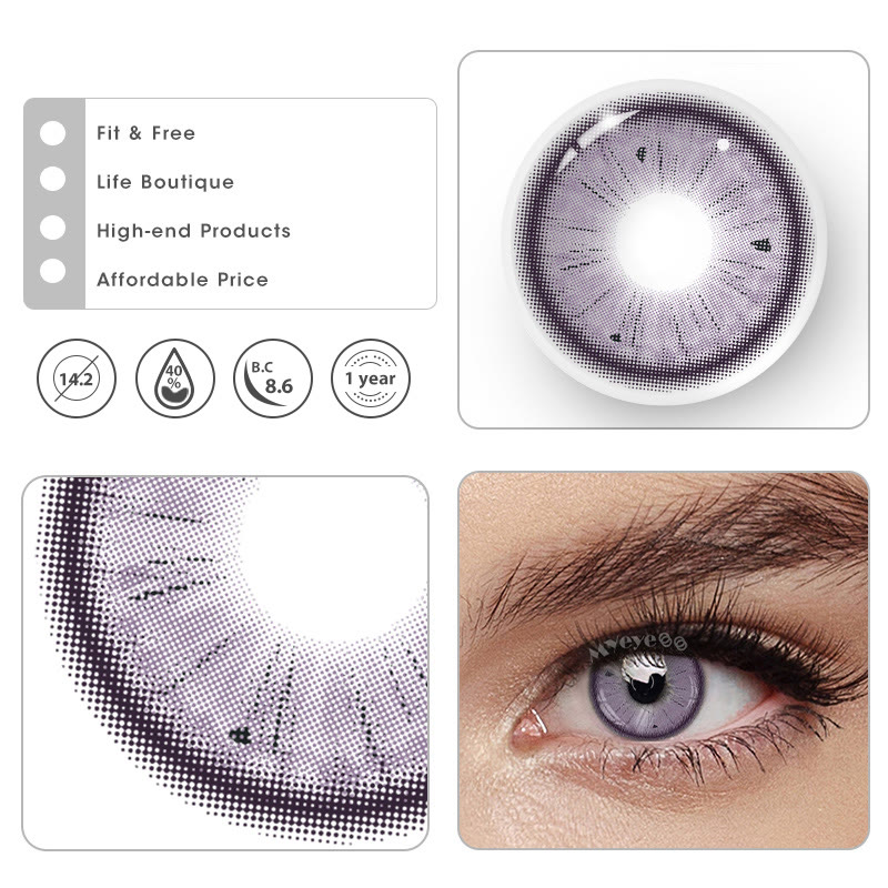 MYEYEBB Fruit Violet Colored Contact Lenses-MYEYEBB