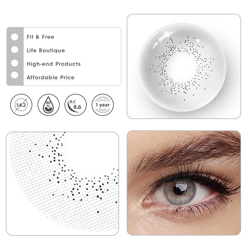 MYEYEBB Ocean Grey Prescription Colored Contact Lenses - image 7
