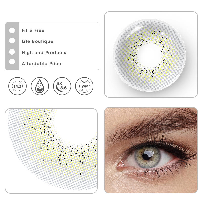MYEYEBB Ocean Cyan-Grey Prescription Colored Contact Lenses - image 6
