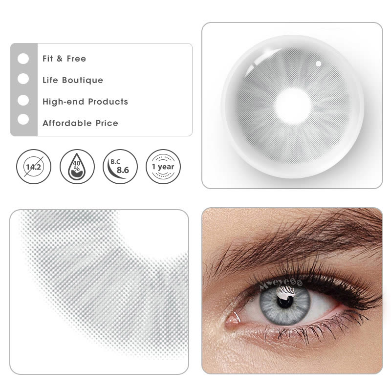MYEYEBB Meta Grey Prescription Colored Contact Lenses - image 12