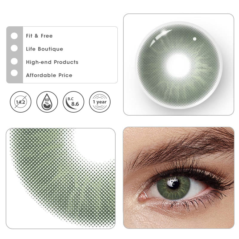 MYEYEBB Eros Green Prescription Colored Contact Lenses - image 10