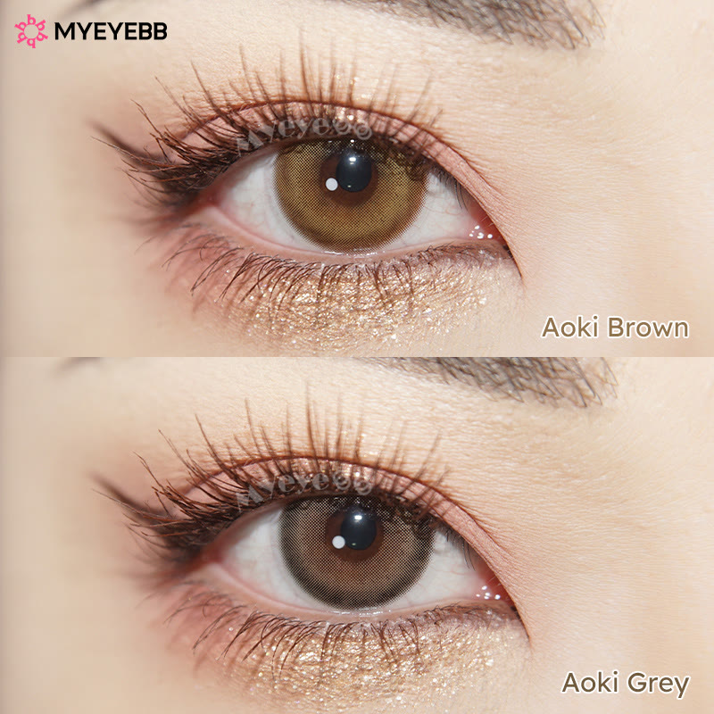 MYEYEBB Aoki Grey Colored Contact Lenses-MYEYEBB