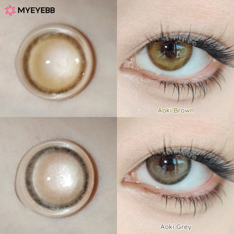 MYEYEBB Aoki Grey Colored Contact Lenses-MYEYEBB