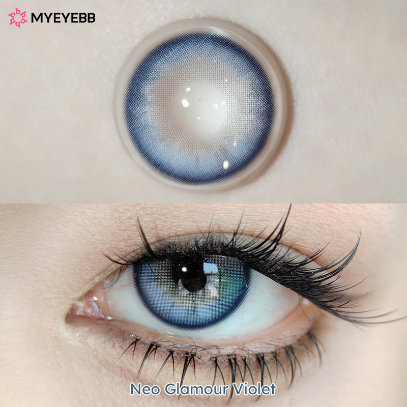 MYEYEBB Neo Glamour Violet Colored Contact Lenses-MYEYEBB