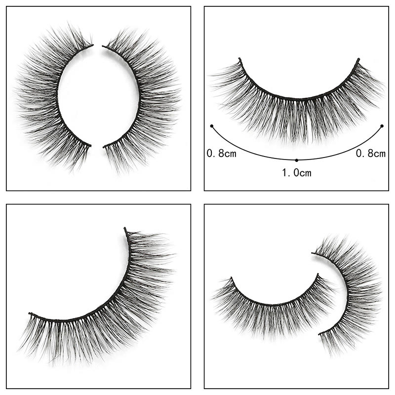 MYEYEBB Natural Look 3D Mink Handmade Eyelashes-MYEYEBB