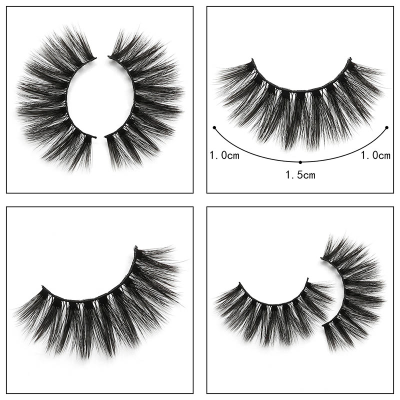 MYEYEBB Fluffy High Volume 3D Mink Handmade Eyelashes-MYEYEBB