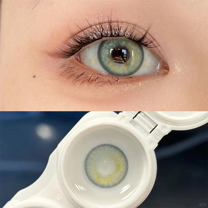 MYEYEBB Wild DNA Green Colored Contact Lenses-MYEYEBB