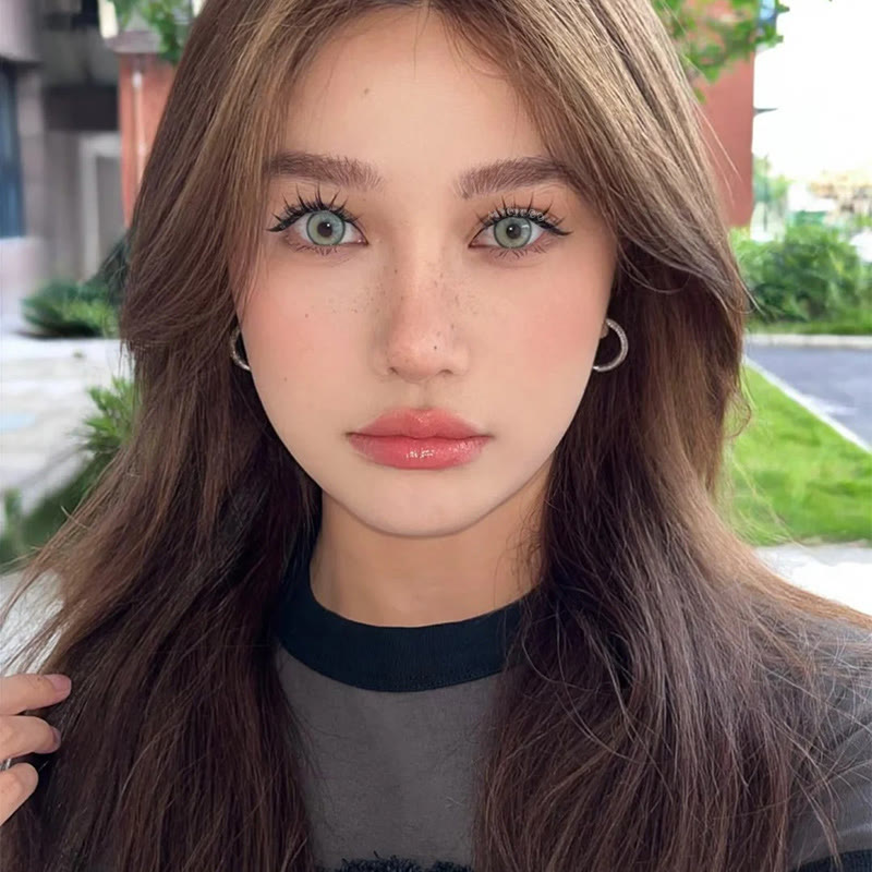 MYEYEBB Wild DNA Green Colored Contact Lenses-MYEYEBB