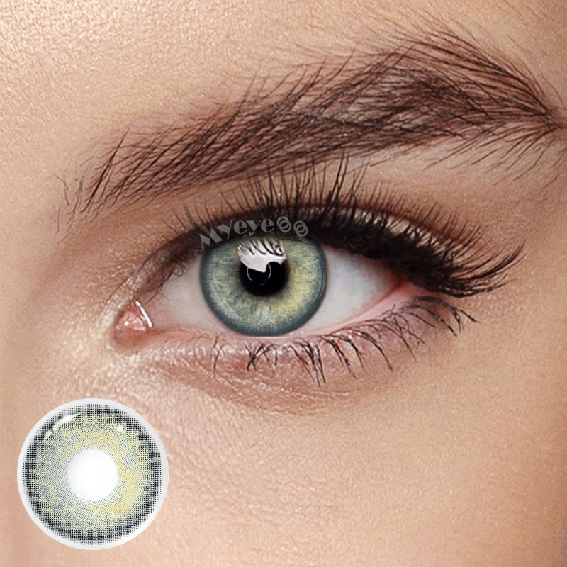 MYEYEBB Wild DNA Green Colored Contact Lenses-MYEYEBB