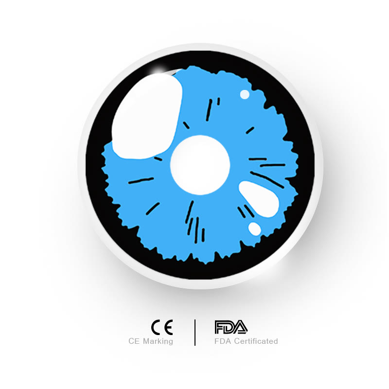 MYEYEBB Black Lobelia Blue Cosplay Colored Contact Lenses-MYEYEBB
