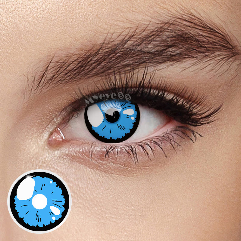 MYEYEBB Black Lobelia Blue Cosplay Colored Contact Lenses-MYEYEBB