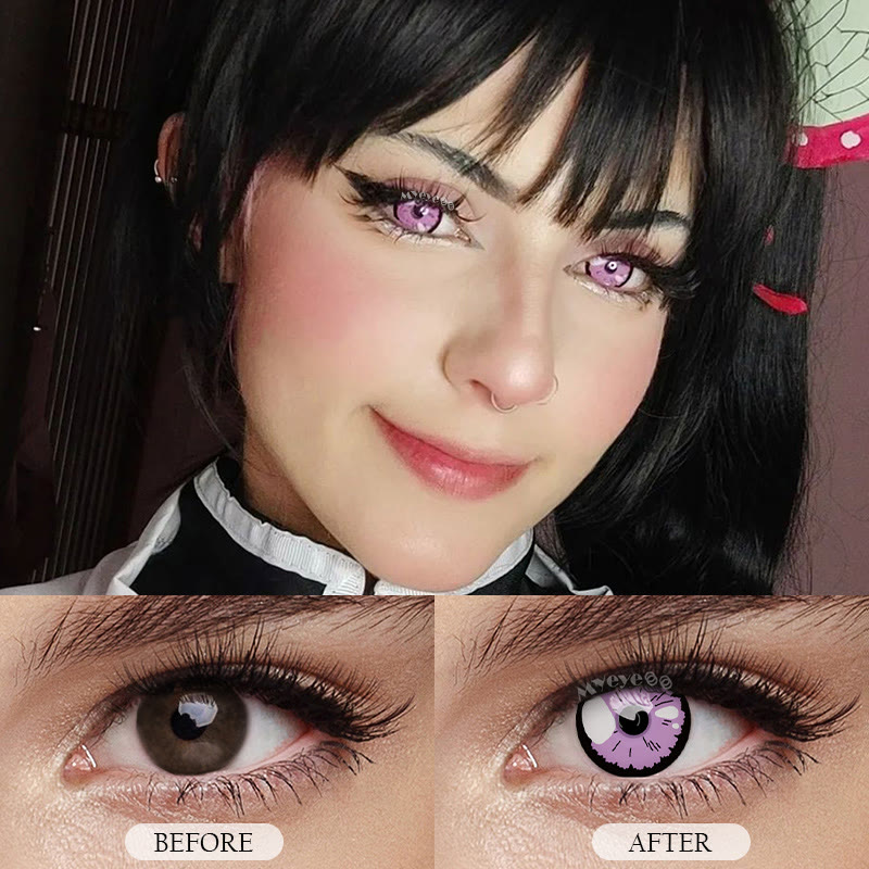 MYEYEBB Shizuku Purple Cosplay Colored Contact Lenses-MYEYEBB