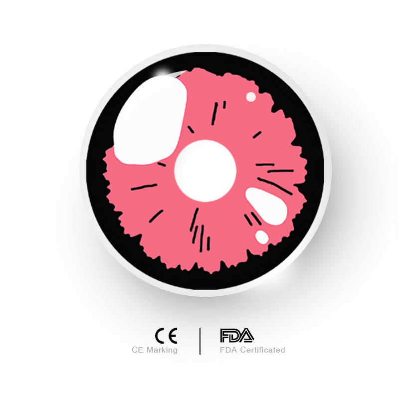 MYEYEBB Kitagawa Pink Cosplay Colored Contact Lenses-MYEYEBB