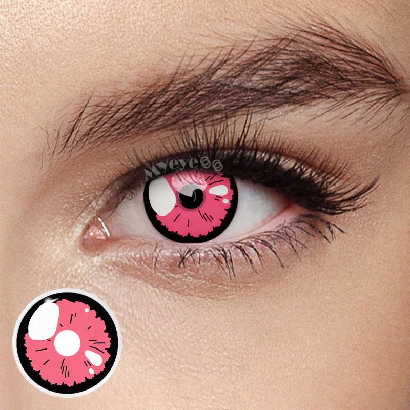 MYEYEBB Kitagawa Pink Cosplay Colored Contact Lenses-MYEYEBB