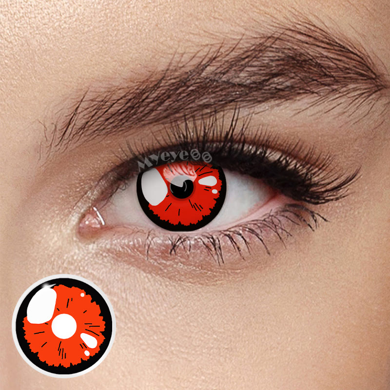 MYEYEBB Black Lobelia Red Cosplay Colored Contact Lenses-MYEYEBB
