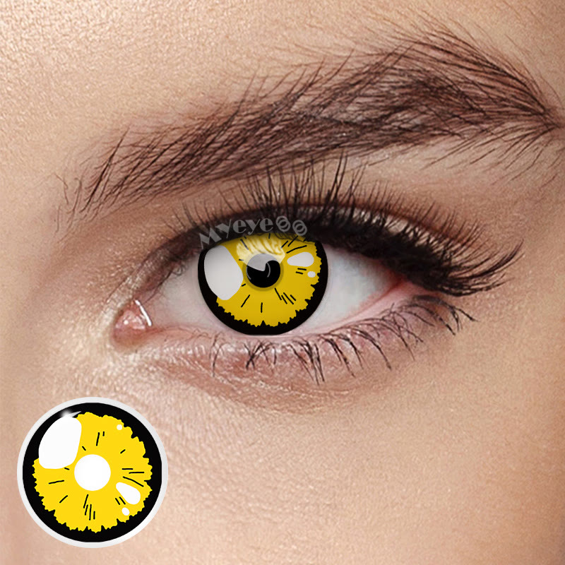 MYEYEBB Veronica Yellow Cosplay Colored Contact Lenses-MYEYEBB