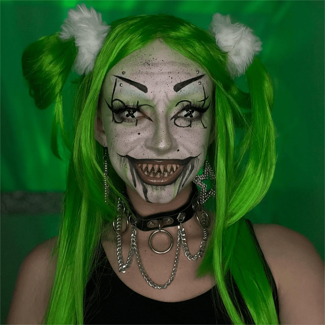 MYEYEBB Black Cross Cosplay Colored Contact Lenses-MYEYEBB